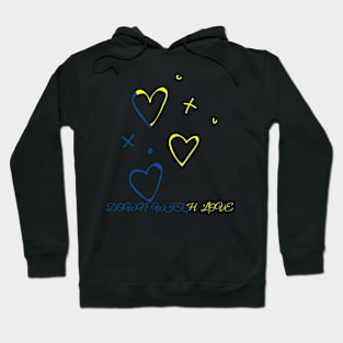 Pretty Down With Love World Down Syndrome Awareness Day Hoodie